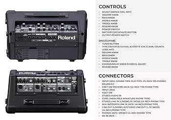 Roland CUBE Street EX PAミキサー Amazon.com: Roland Cube Street EX 4-Channel 50-Watt Battery